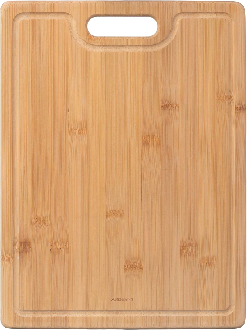 Дошка кухонна з жолобом ARDESTO Midori, 33х24х1.5см, бамбук (AR1433BAM) Ardesto — фото 2