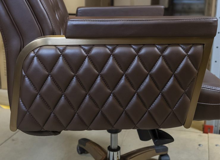 Кресло для руководителя Ридо CH SR, коричн. АКЛАС - фото 1