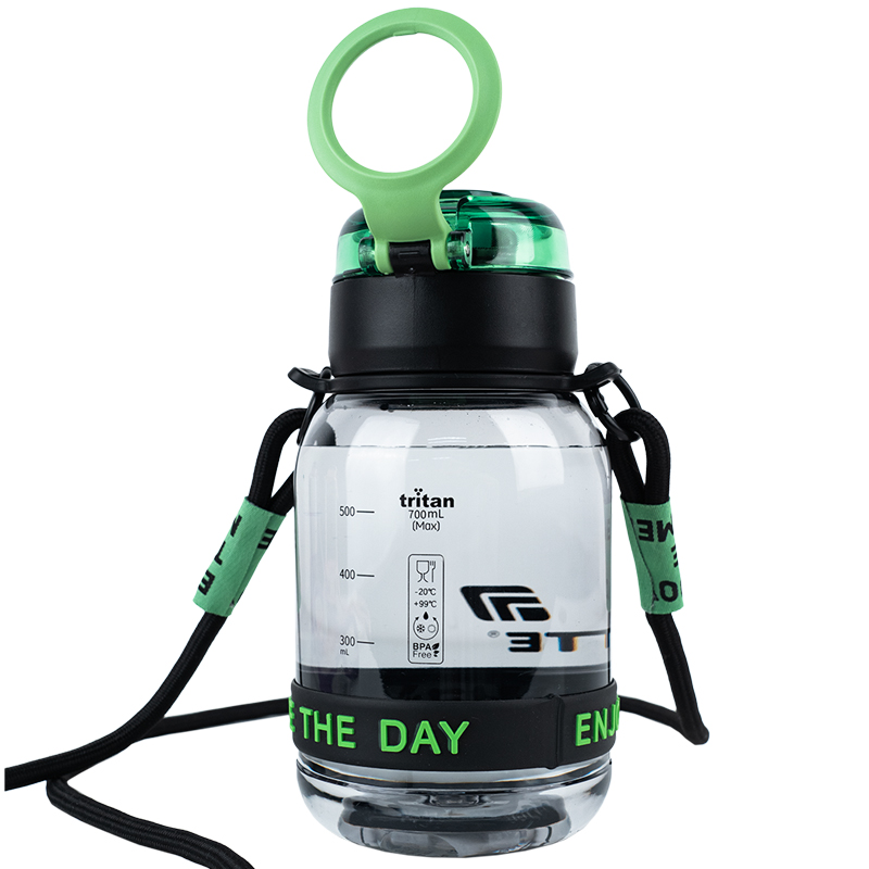 Пляшечка для води, 700 мл, чорно-зелена (K25-1218-2) Kite — фото 9