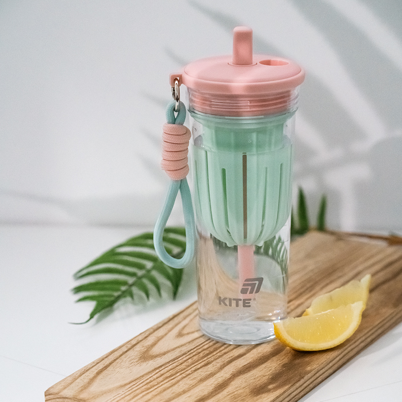 Стакан для води, 650 мл, рожево-зелений Kite — фото 10