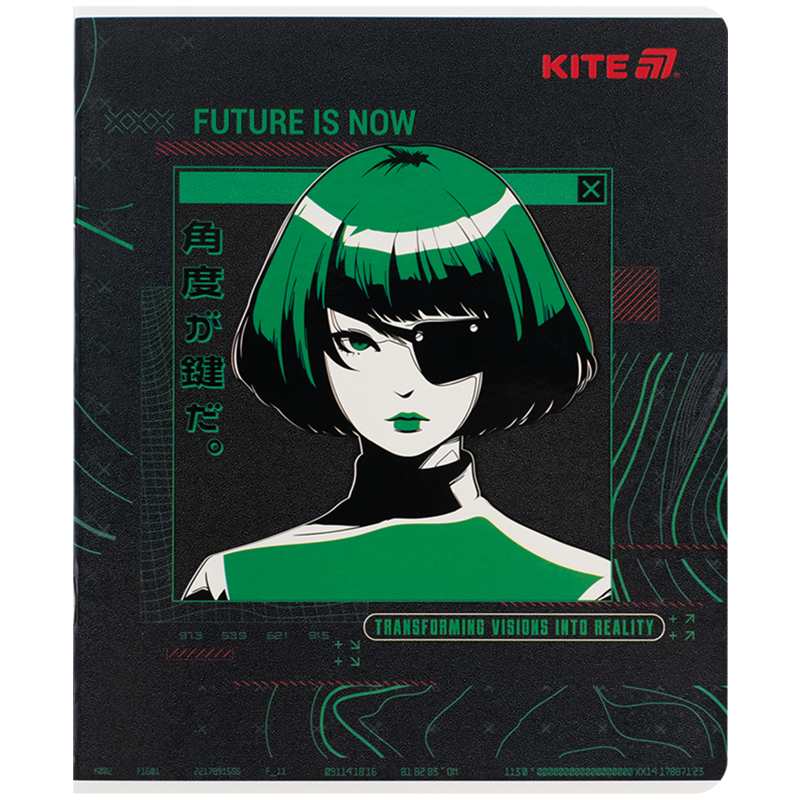 Зошит 24 арк., кл., гібр. лак + УФ лак, Kite Anime (K25-238-1) Kite — фото 22