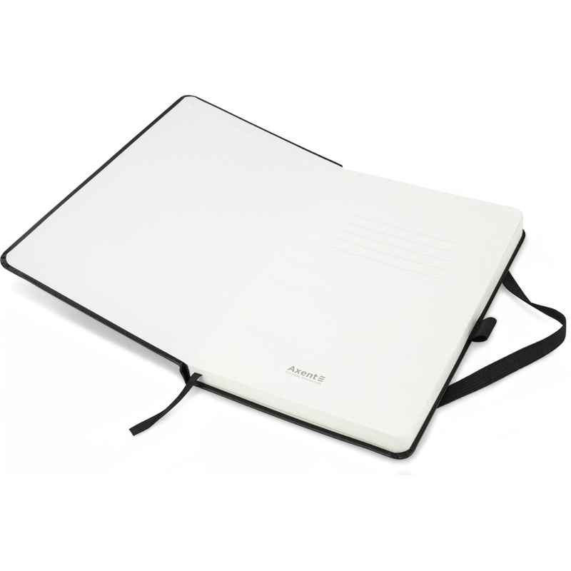 Книга записна Partner А5 (125*195мм.), 96арк., лін., чорн. Axent — фото 6