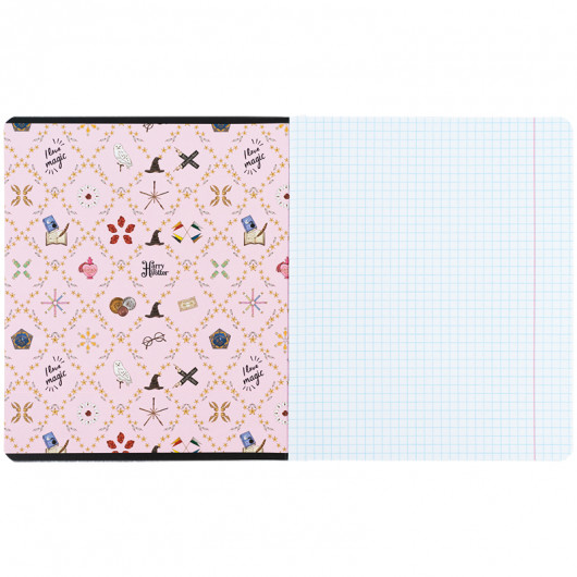 Зошит 12 арк., кл., софт тач + УФ лак, Harry Potter-2 (HP25-232-2) Kite — фото 17