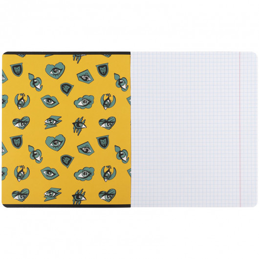 Зошит 12 арк., кл., софт тач + УФ лак, Monster High (MH25-232) Kite — фото 17