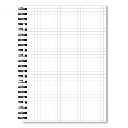 Тетрадь на спирали А5, 100л., клетка, твердая обложка 