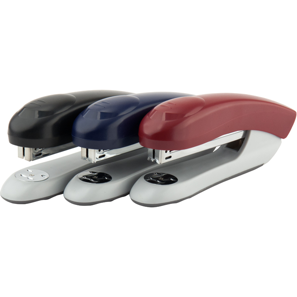 Степлер 24/6 Welle-2, 25арк., глибина скріплення 95мм., пласт., 4825-A черв. Axent — фото 5