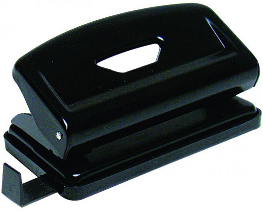 Дырокол на 2 отверстия, до 12 листов (4316), металлический, черн. Scholz - фото 4