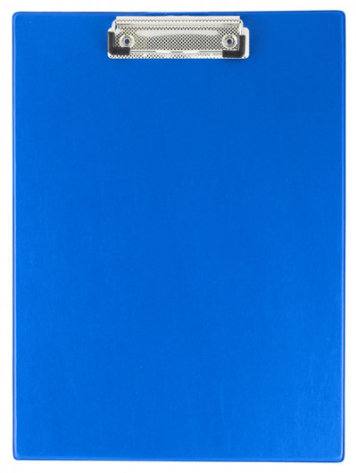 Планшет з верхнім притиском (PVC) А4, син. BuroMax — фото 3