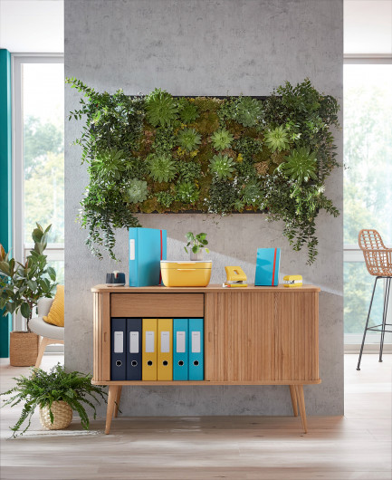 Папка на 20 файлів COSY з трьома клапанами на резинці, сірий LEITZ — фото 6