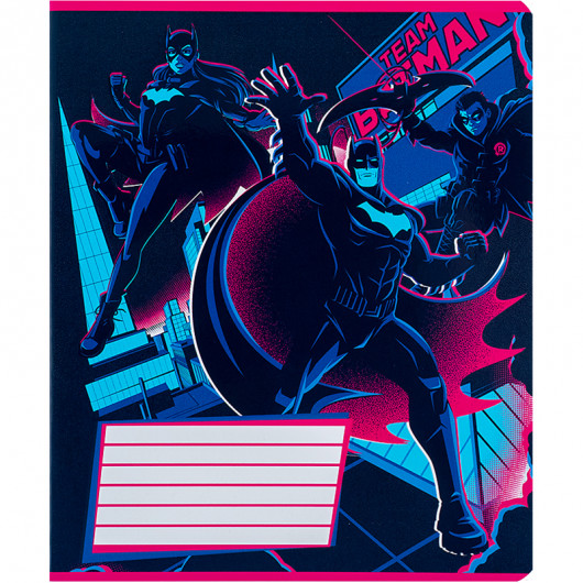 Зошит 18 арк., лін., гібр. лак + УФ лак, DC Comics (DC24-237) Kite — фото 14