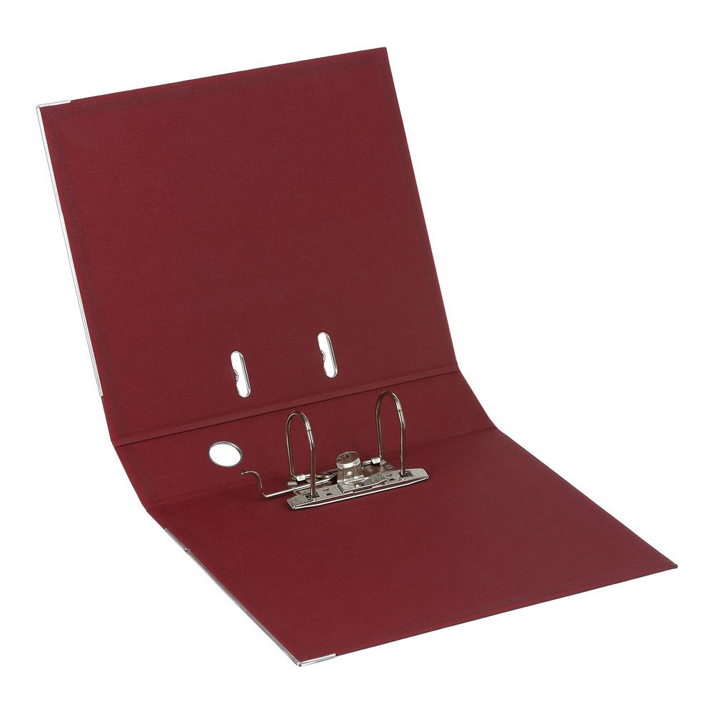 Регистратор 7см. А4 (PP двустороннее покрытие) ELITE, бордо BuroMax - фото 5