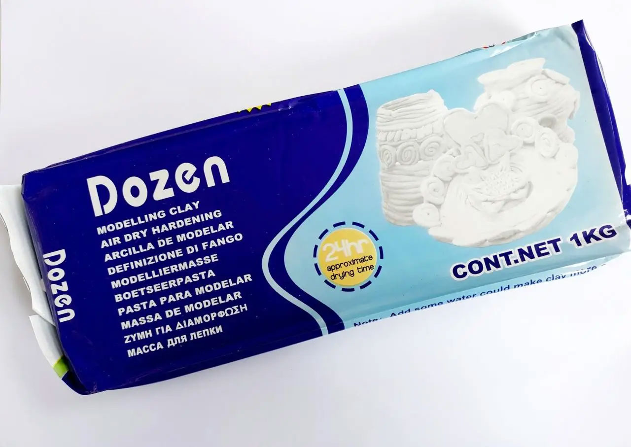 Маса для ліплення, 1000г., біл. (DSCN0668) Dozen — фото 2