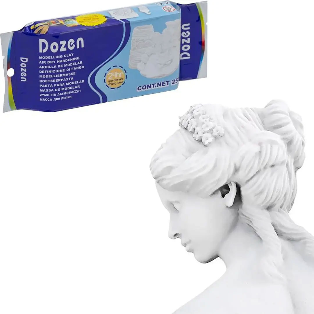 Маса для ліплення, 1000г., біл. (DSCN0668) Dozen — фото 3