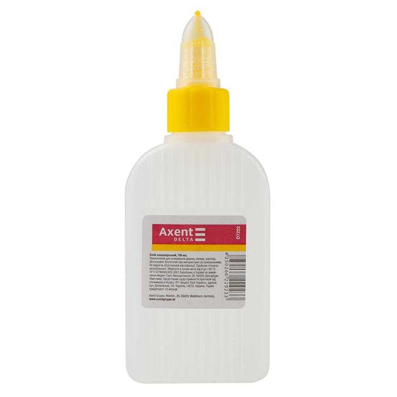 Клей силикатный с колпачком-дозатором, 100мл. D7222 Axent - фото 3