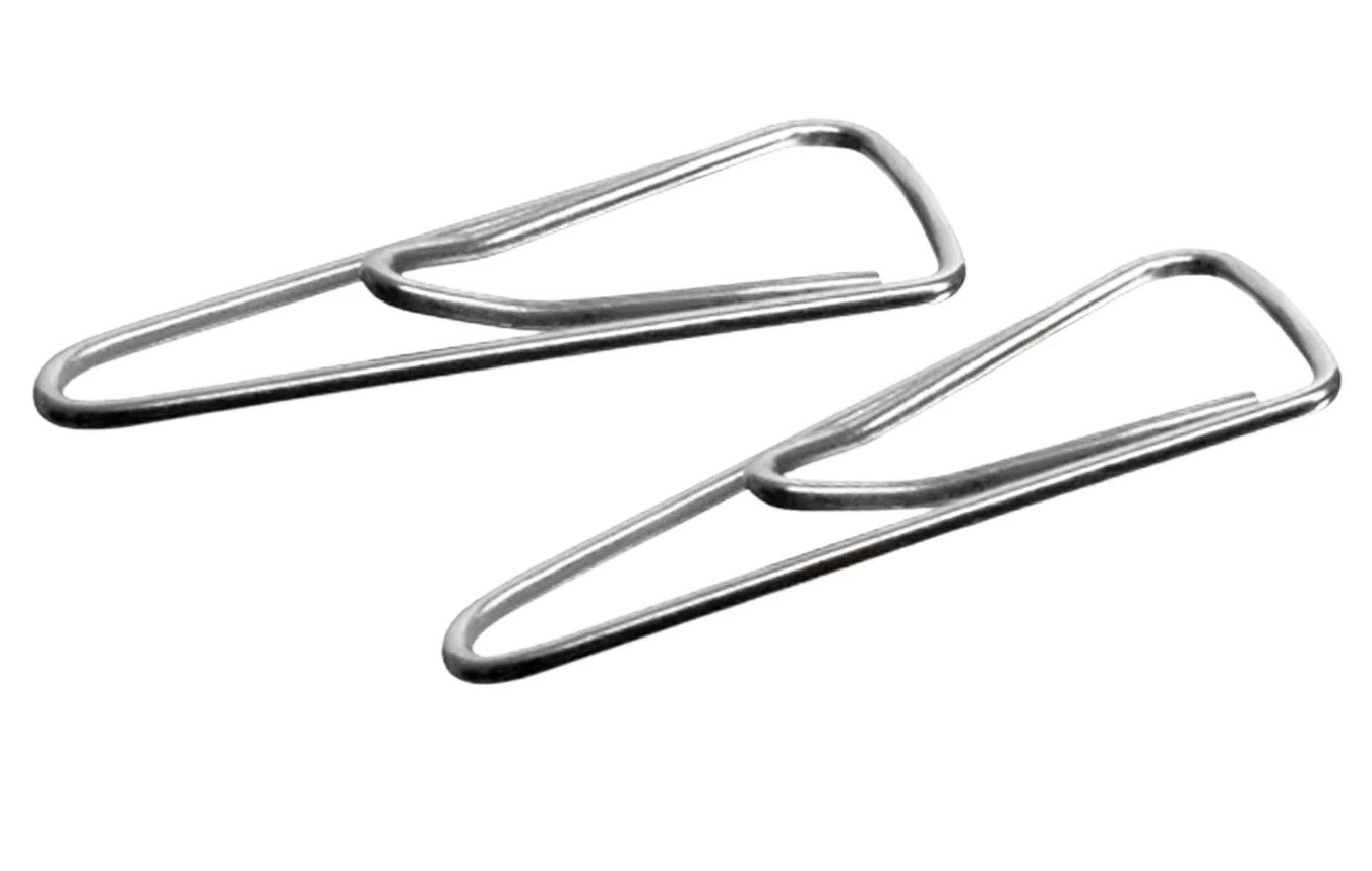 Скрепки 25мм., никель., треугольные, 100шт., картон. уп. Axent - фото 5