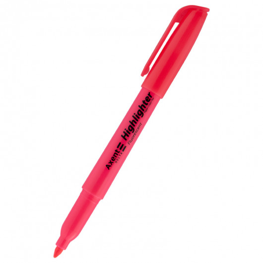 Маркер текстовий Highlighter D2503, 2-4 мм клиноп., рожевий Axent Delta — фото 3
