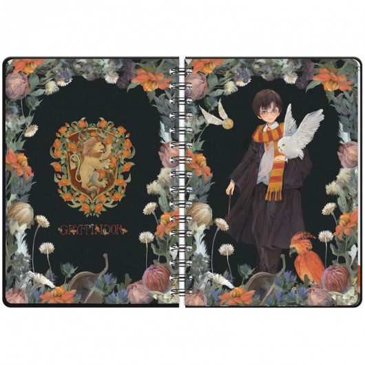 Ежедневник на спирали, твердая обложка, Harry Potter (HP23-438) Kite - фото 8