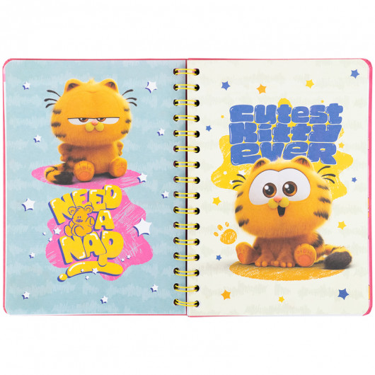 Щоденник на спіралі, тверда обкладинка, Garfield (GF25-438) Kite — фото 11