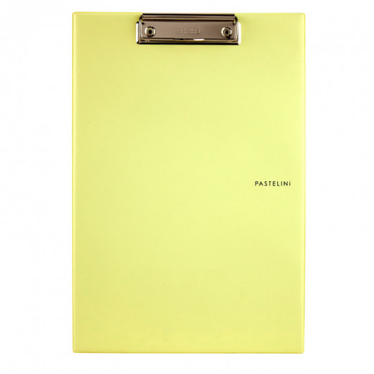 Планшет з верхнім прижимом А4, Pastelini, жовт. Axent — фото 2