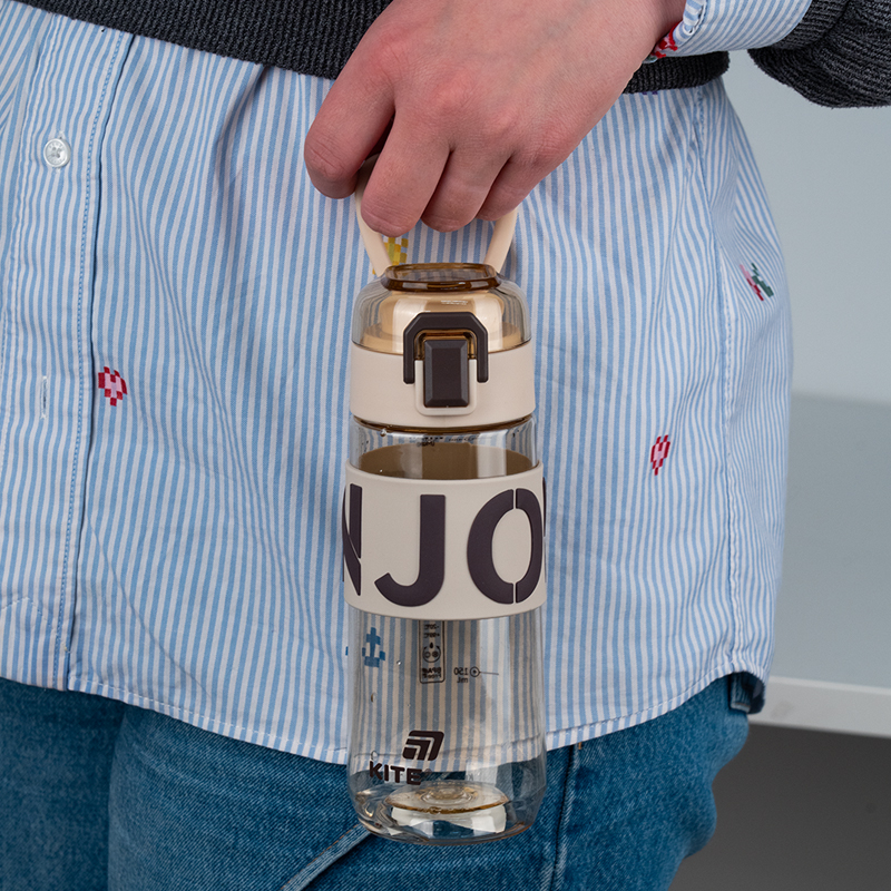 Пляшечка для води, 550 мл, коричнева (K25-1232-3) Kite — фото 8