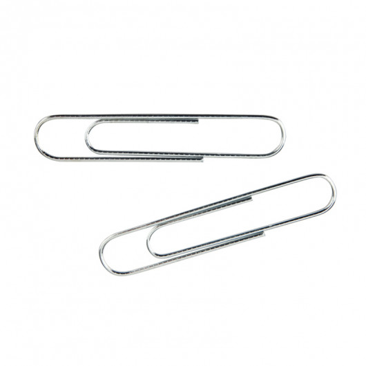 Скріпки 78мм., оцинковані, круглі, 50шт., картон. уп. Axent Delta — фото 3