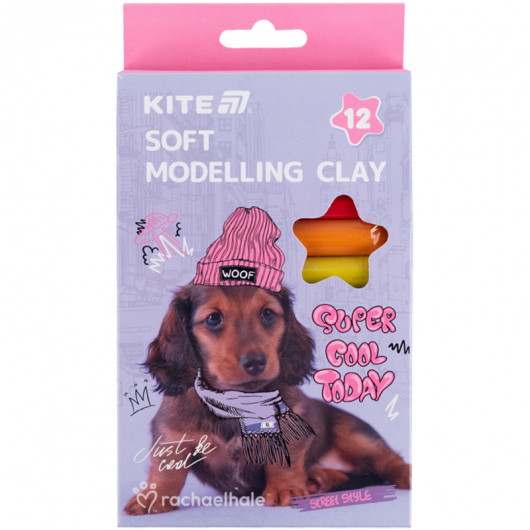 Пластилін восковий, 12 кольорів, 200 г. RH Kite — фото 3