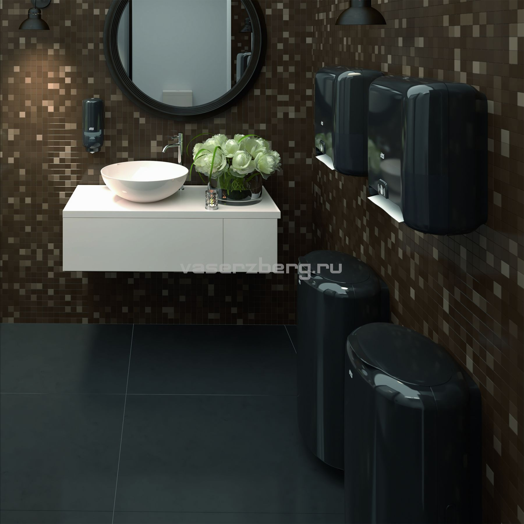 Тримач для рулонних рушників, сенсорний Elevation, Matic, (H1), чорн. Tork - фото 2