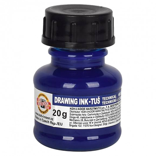 Тушь для черчения, 20г., син. Koh-i-noor - фото 2