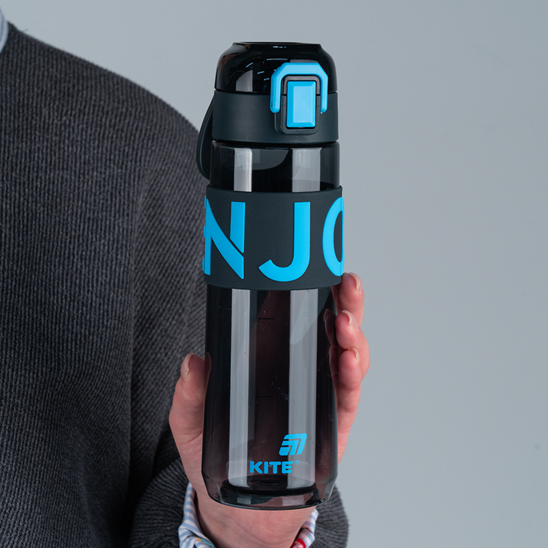 Бутылочка для воды, 680 мл, черно-голубая (K25-1233-2) Kite - фото 8