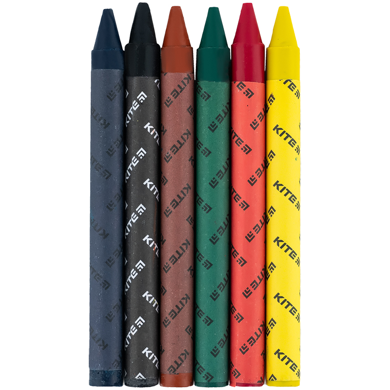 Мел восковой, 6 цветов Kite Classic Kite - фото 5