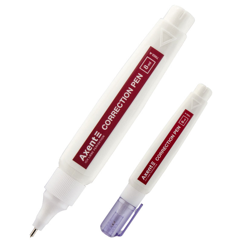 Коректор-ручка 8мл., металевий корегуючий вузол Axent — фото 5