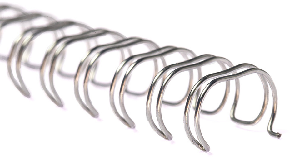 Пружины метал. 11 мм.; 3:1, 100шт./уп., серебр. D&Art - фото 1