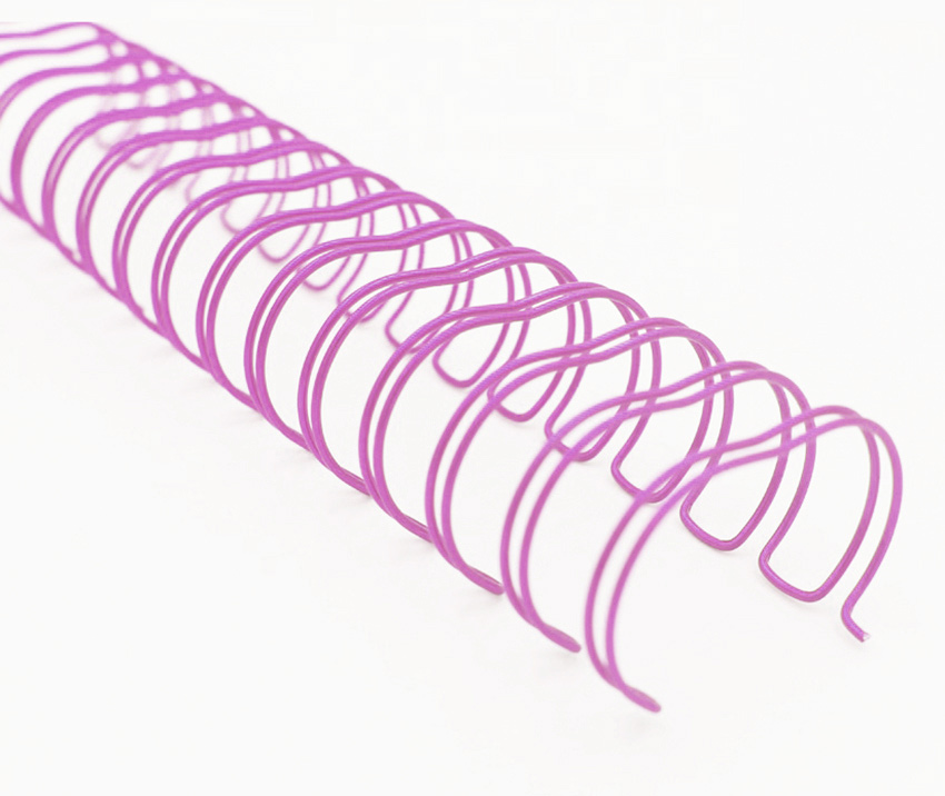 Пружины метал. 16,0 мм.; 2:1, 50шт./уп., розов. D&Art - фото 1