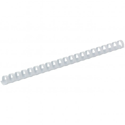 Пружини пластикові 12мм.,до 95арк., 100шт/уп., біл. Axent — фото 2