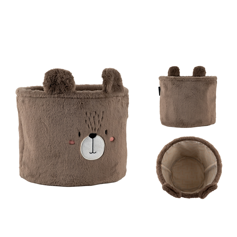 Корзина для хранения 3100 Sweet Bear 30х25 см, плюшевая Kite - фото 8