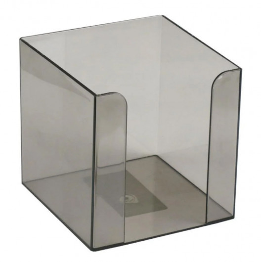 Підставка для блоку паперу 9*9*9см. D4005, димч. Axent Delta — фото 3