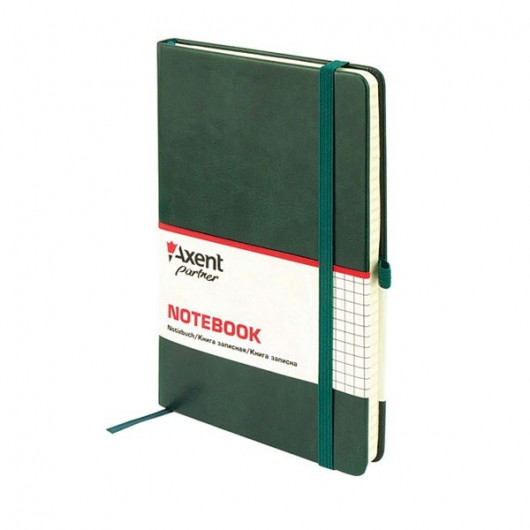 Книга записная Partner Lux А5, 96л., кл., зелен. Axent - фото 9