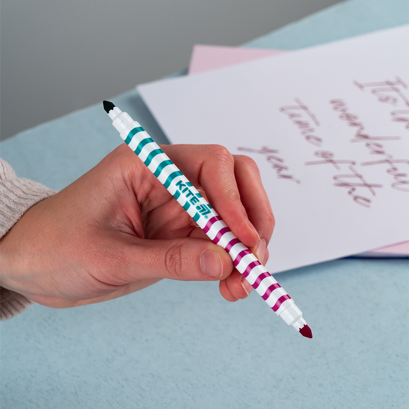 Фломастеры двусторонние, набор 12шт, Kite Creative Kite - фото 3