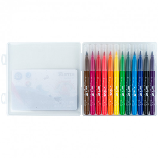 Фломастери-пензлики, набір 12шт, Kite Creative  Kite — фото 5