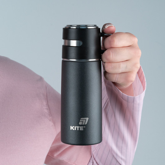 Термос, 350 мл, чорн. (K25-1223-1) Kite — фото 6