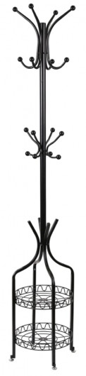 Вешалка напольная Платан VKY-6150, черн. АКЛАС - фото 2