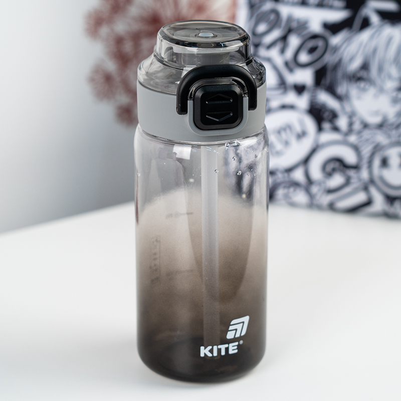 Бутылочка для воды, 600 мл, черная (K25-1212-1) Kite - фото 6