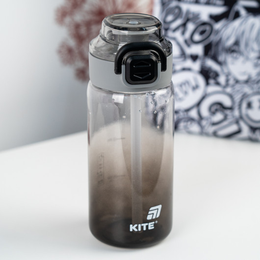 Бутылочка для воды, 600 мл, черная (K25-1212-1) Kite - фото 6