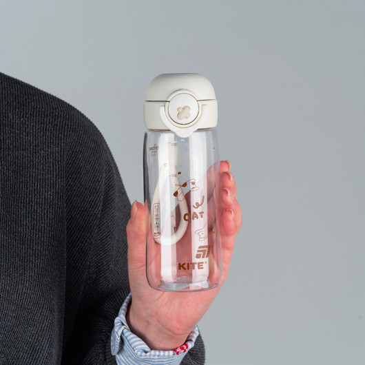 Пляшечка для води, 480 мл, біла (K25-1236-1) Kite — фото 7