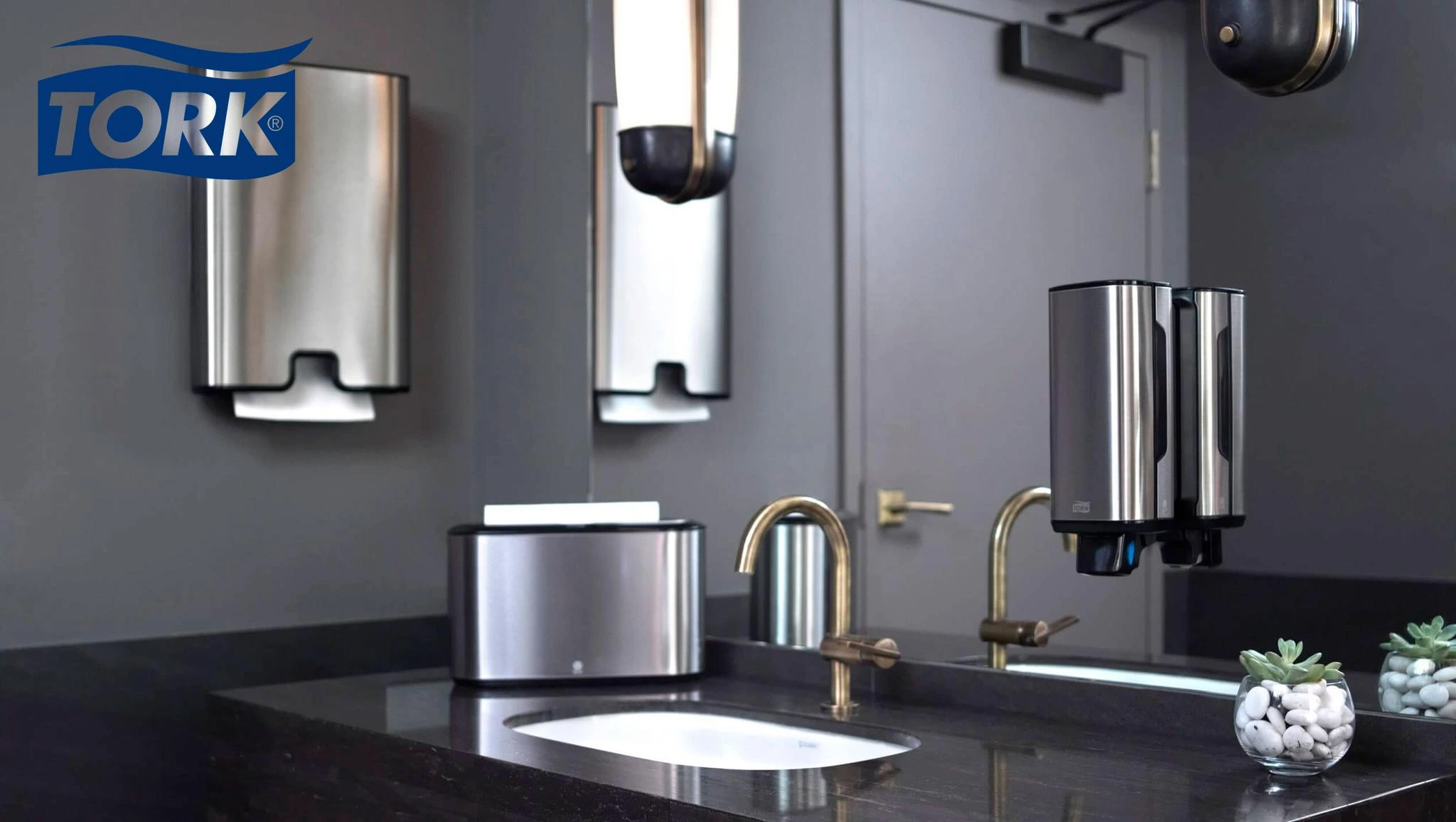 Тримач для рушників узкопанельних, алюміній, Image Design, (H2), сірий Tork - фото 5