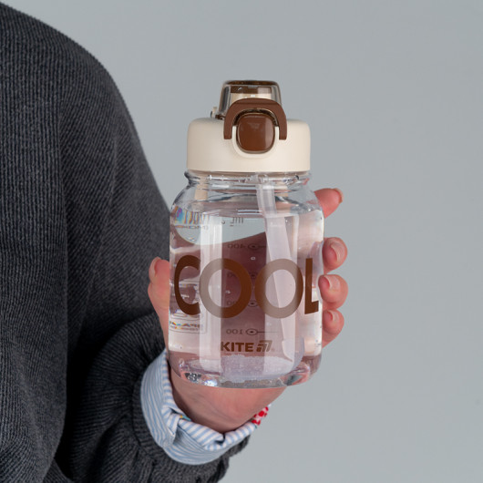 Бутылочка для воды, 700 мл, бело-коричневая (K25-1217-1) Kite - фото 7