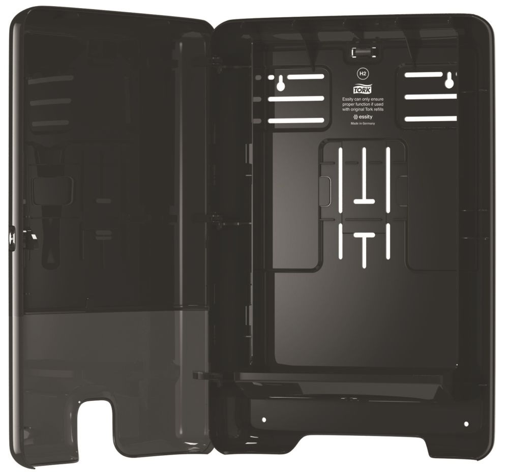 Тримач для рушників узкопанельних, Elevation, Максі, (H2), чорн. Tork - фото 1