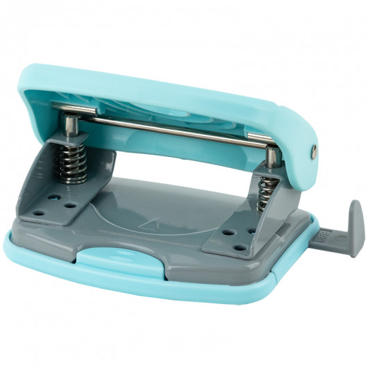 Дырокол на 2 отверстия, до 20 листов Welle-2 Pastelini, пластиковый, мятный Axent - фото 5