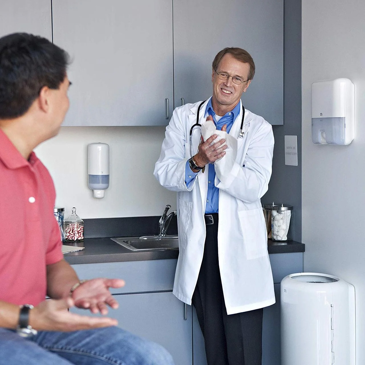 Тримач для рушників узкопанельних, Elevation Міні, (H2), біл. Tork - фото 4