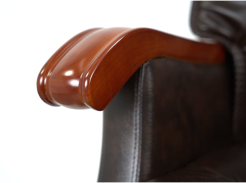 Крісло Галахад EX RL (Шкіра LC-K) темно-коричн. АКЛАС — фото 21